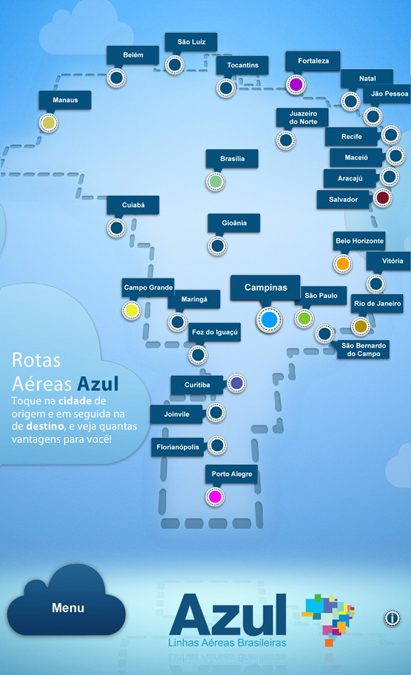 Application Voos Azul