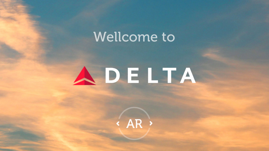 Augmented Reality Application Delta Airlines