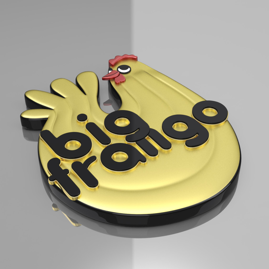 Logo 3D Big Frango