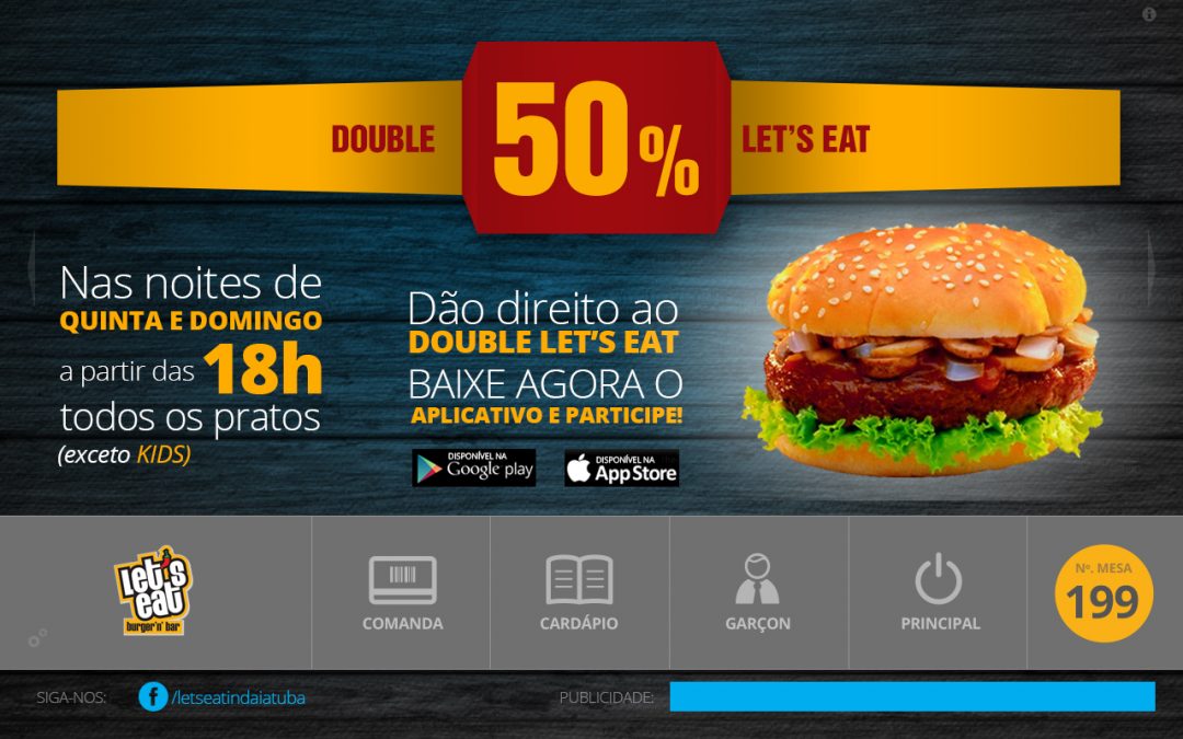 Digital Application Menu “Let’s Eat”